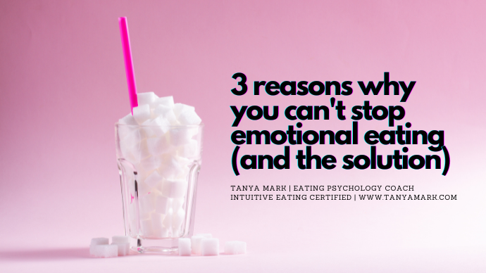 3 Reasons why you can’t stop stress and emotional eating (and the solution)