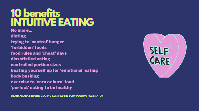 The ten benefits of Intuitive Eating