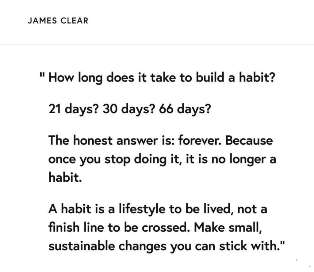 James Clear, Atomic Habits, improve eating habits